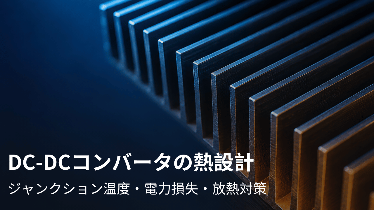 DC-DCコンバータの熱設計：ジャンクション温度・損失・放熱対策